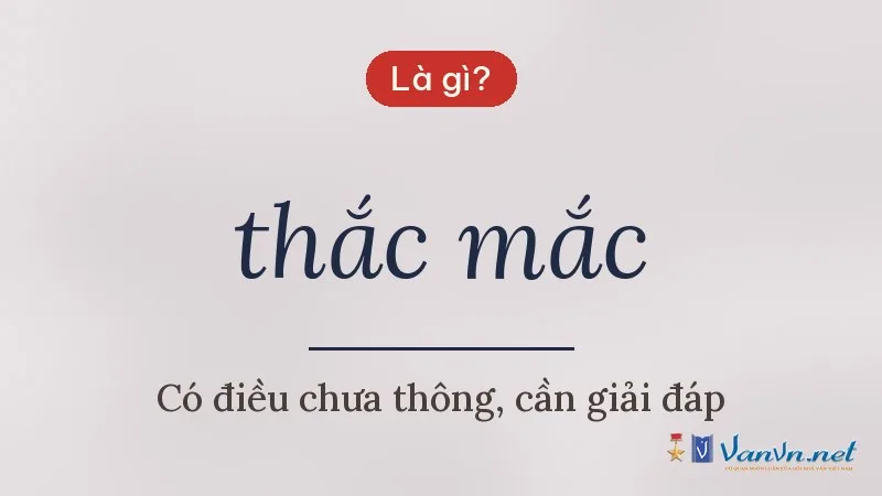 thắc mắc là gì