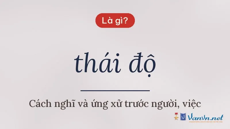 thái độ là gì