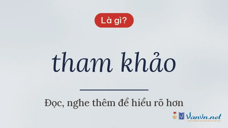 tham khảo là gì