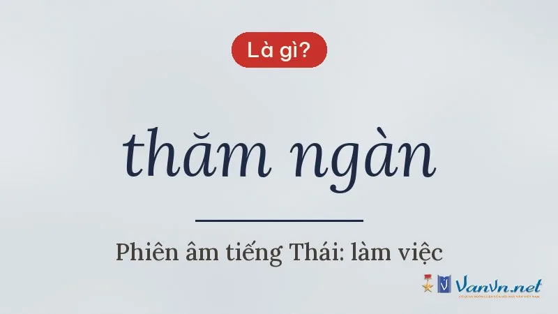 thăm ngàn là gì