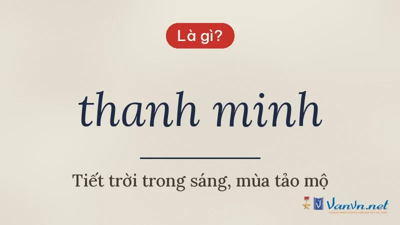 thanh minh là gì
