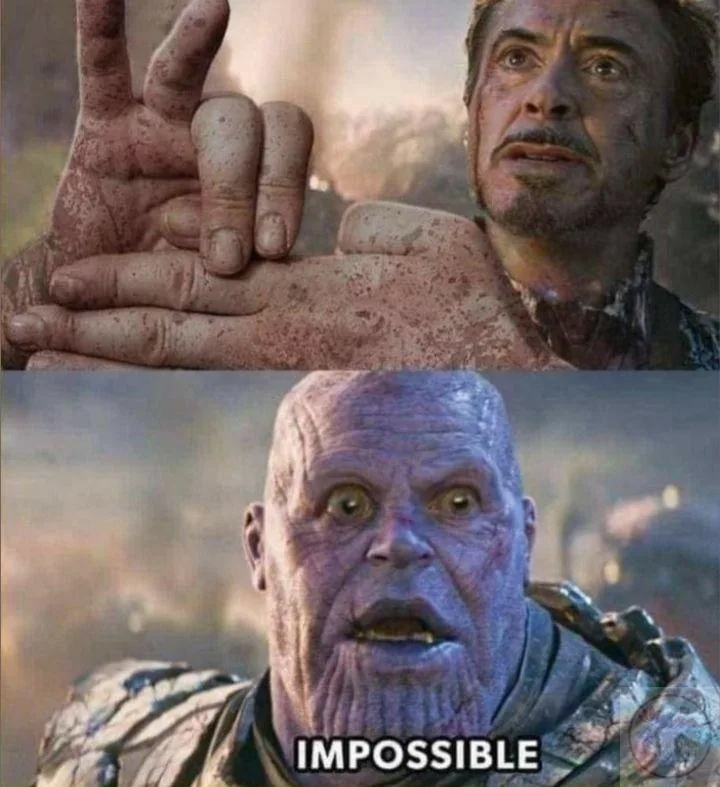 meme thanos búng tay