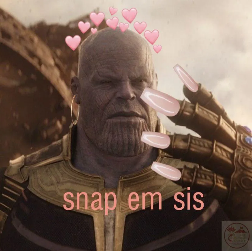 meme thanos búng tay