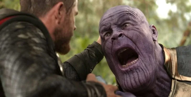 thanos meme thor