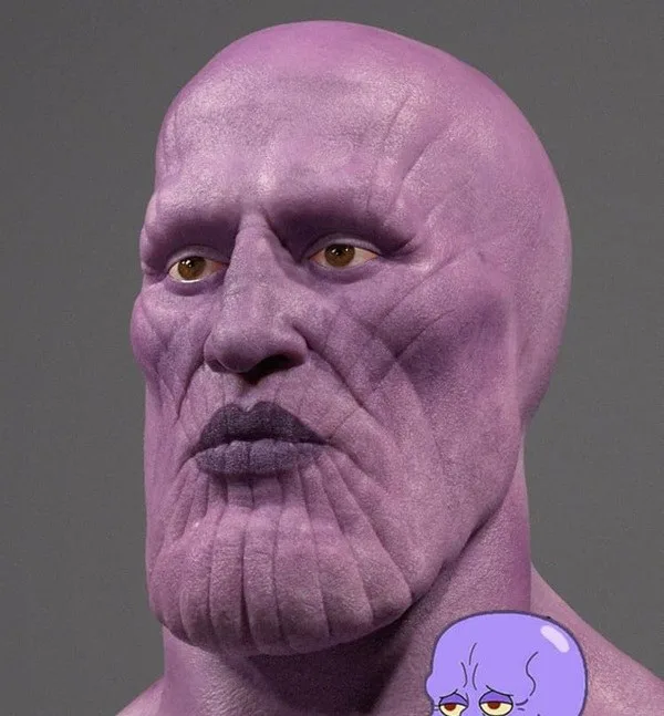meme thanos face