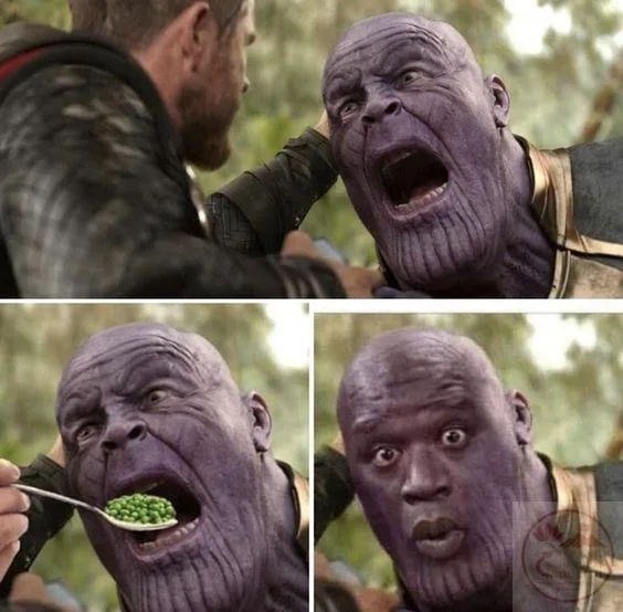thanos meme thor