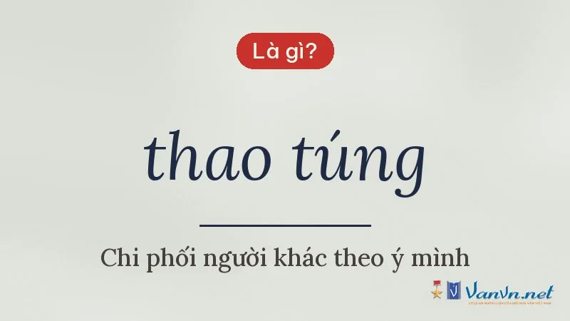 thao túng là gì