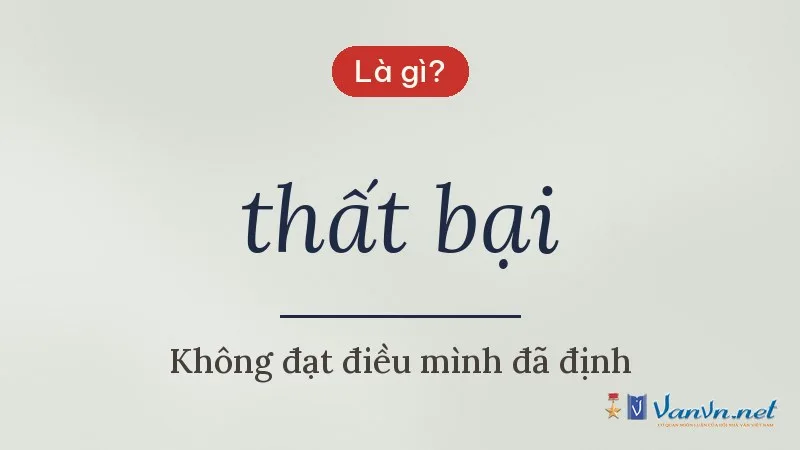 thất bại là gì