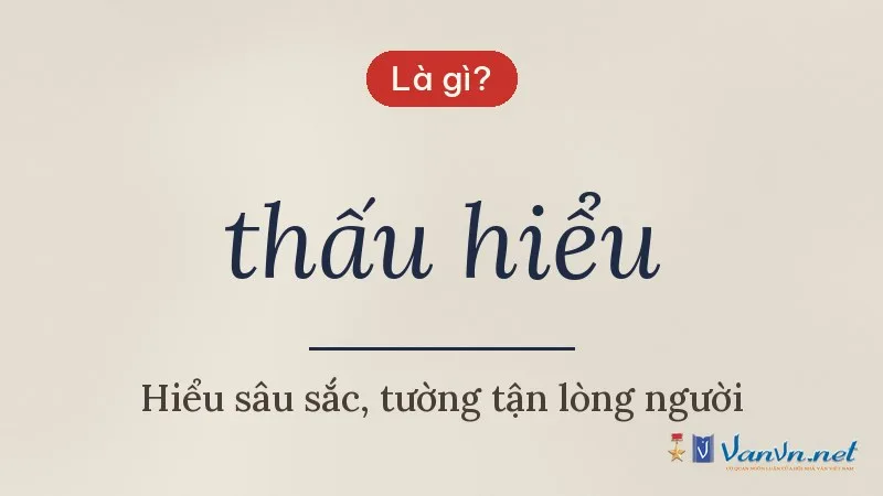 thấu hiểu là gì