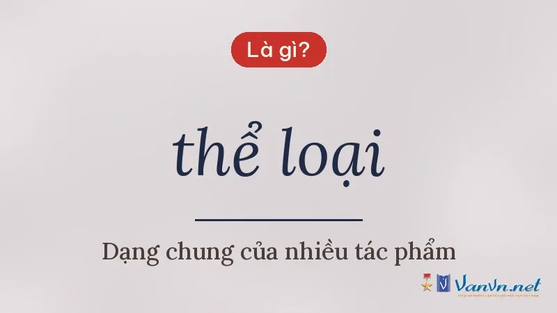 thể loại là gì