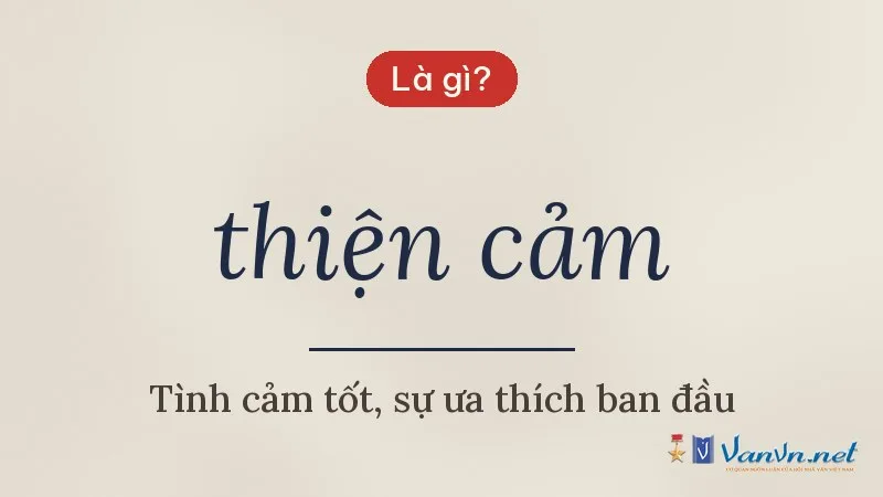 thiện cảm là gì
