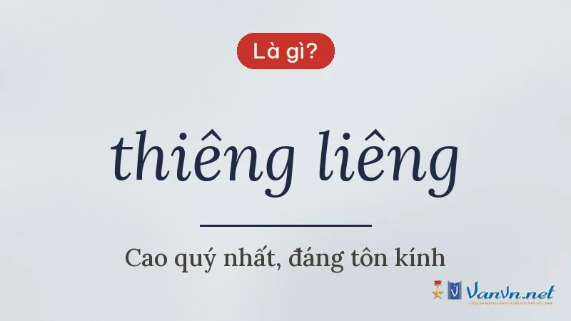 thiêng liêng là gì