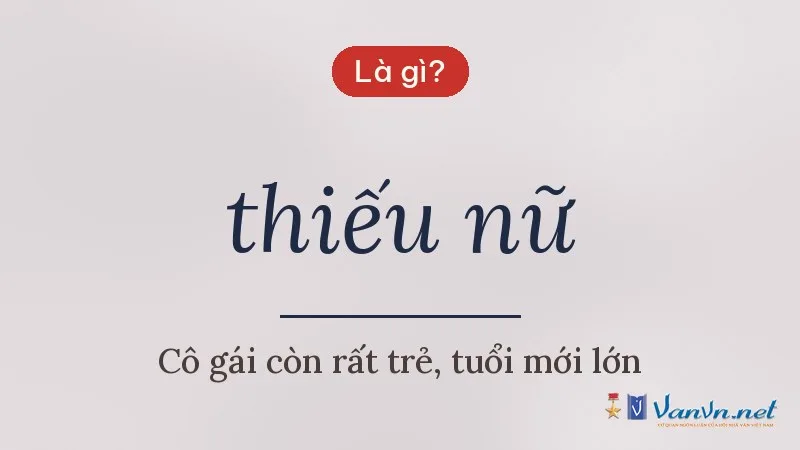 thiếu nữ là gì