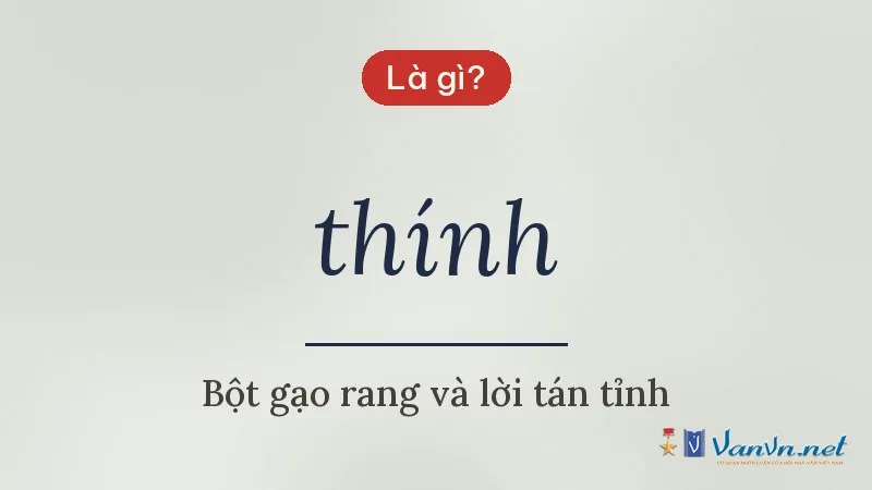 thính là gì