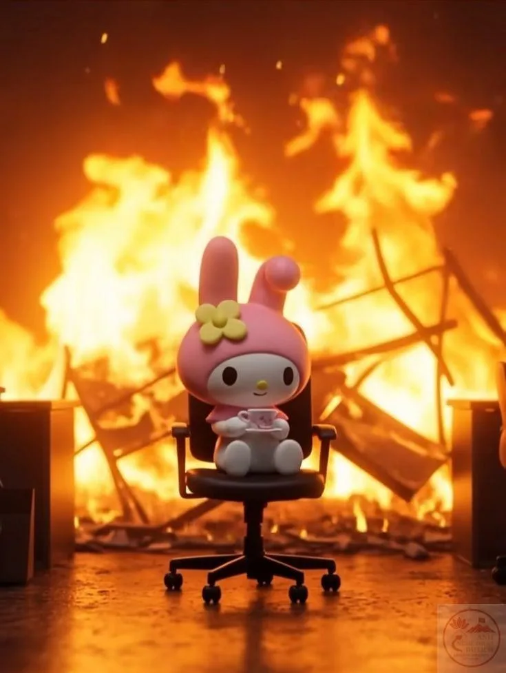 this is fine meme