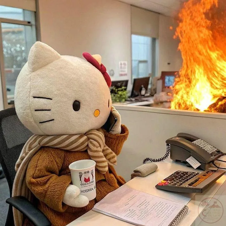 this is fine meme
