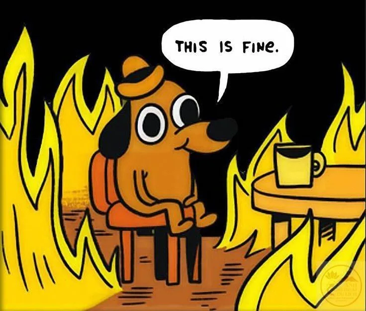 ảnh meme this is fine