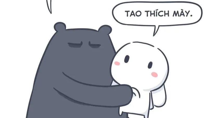 meme thỏ 7 màu có chữ