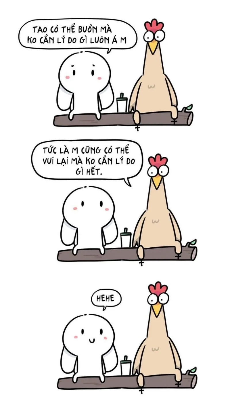 meme thỏ 7 màu có chữ