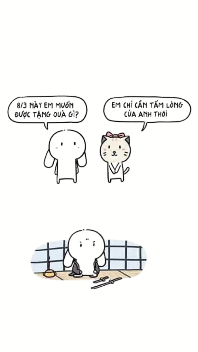 meme thỏ 7 màu có chữ