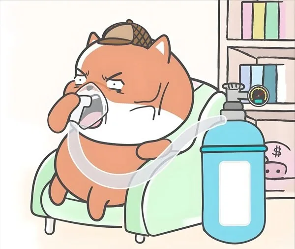 thở oxy meme