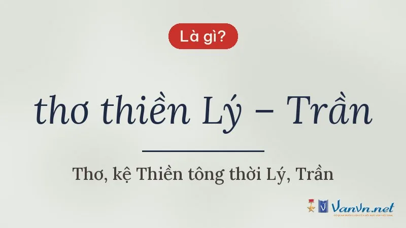 thơ thiền Lý – Trần là gì