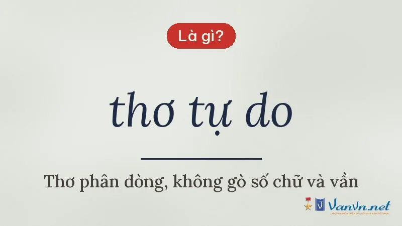 thơ tự do là gì