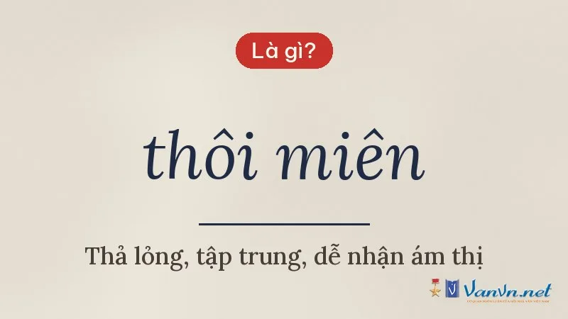 thôi miên là gì