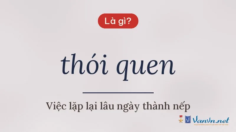 thói quen là gì