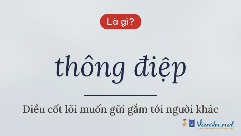 thông điệp là gì