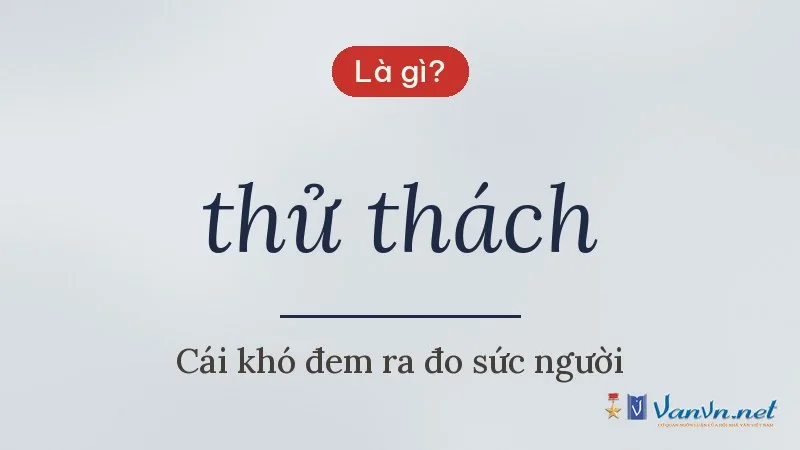thử thách là gì