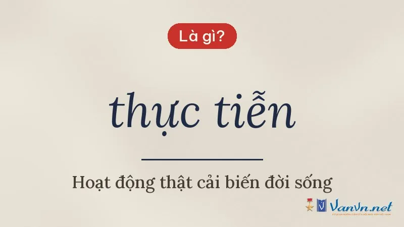 thực tiễn là gì