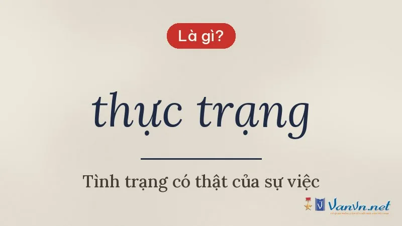 thực trạng là gì