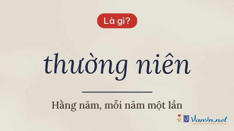thường niên là gì