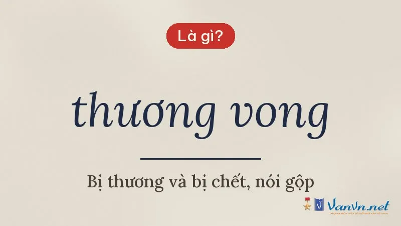 thương vong là gì