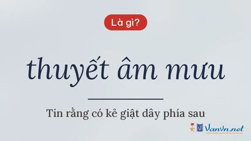 thuyết âm mưu là gì