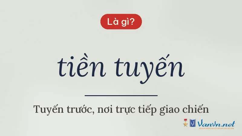 tiền tuyến là gì