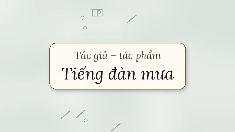 tiếng đàn mưa bích khê