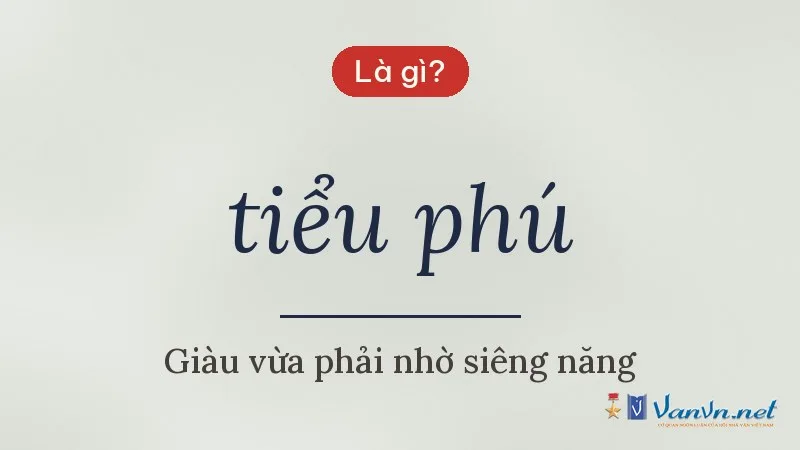 tiểu phú là gì