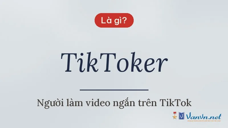 TikToker là gì