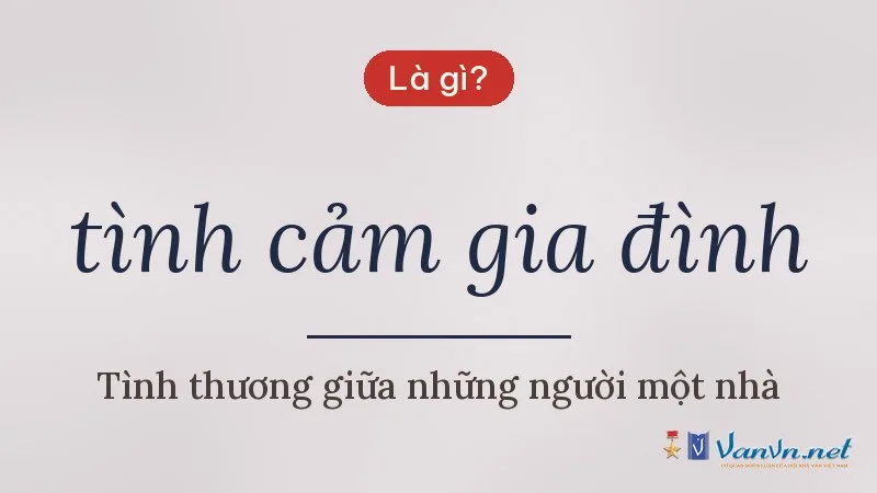 tình cảm gia đình là gì