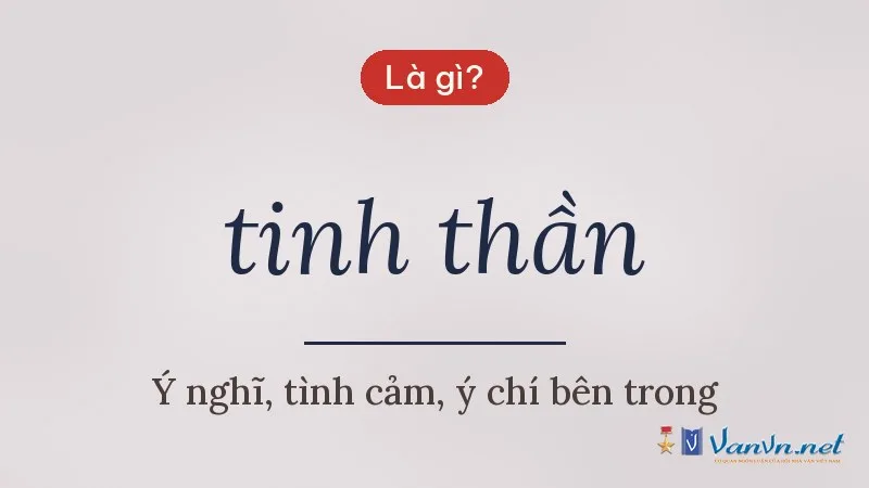 tinh thần là gì