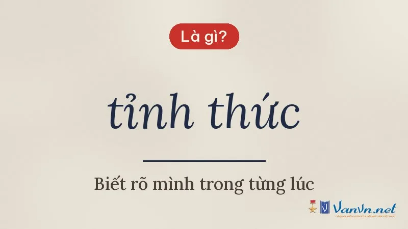 tỉnh thức là gì