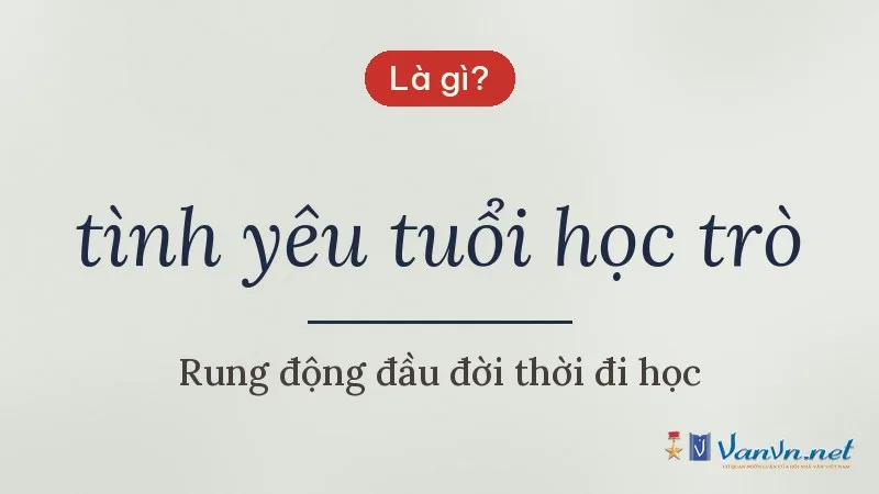 tình yêu tuổi học trò là gì