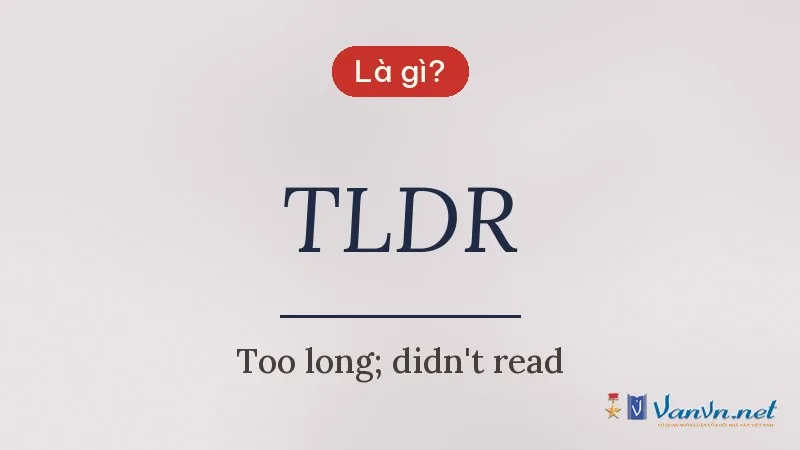 TLDR là gì