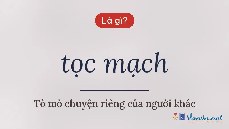 tọc mạch là gì