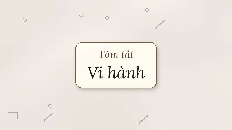 tóm tắt vi hành