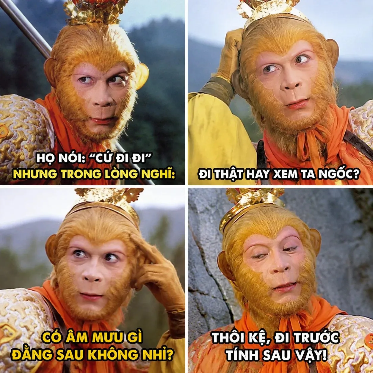 ảnh tôn ngộ không meme