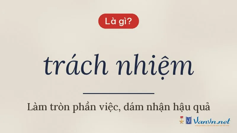 trách nhiệm là gì