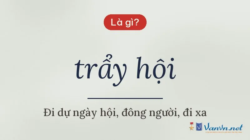 trẩy hội là gì
